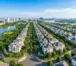 Toàn cảnh khu Mỹ Phú Phú Mỹ Hưng với biệt thự đơn lập cao cấp