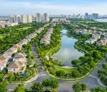 Toàn cảnh khu Nam Viên Phú Mỹ Hưng với biệt thự cao cấp và công viên cây xanh