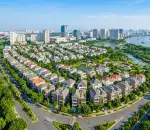 Toàn cảnh khu Phú Mỹ Phú Mỹ Hưng với biệt thự và nhà phố cao cấp